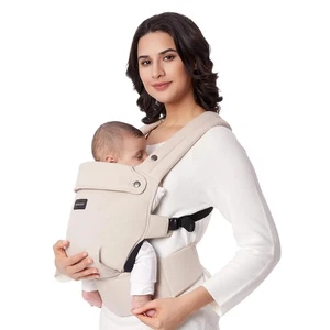 Momcozy Babytrage ergonomisch kuschelig und leicht für 7-44 lbs, khaki - Bild 1 von 9