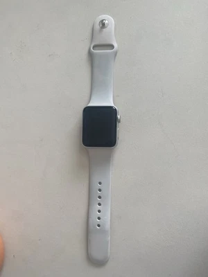 Apple Watch Series 3 GPS 42mm Silver Aluminum Case White Sport Band - MTF22LL/A  - Image 1 of 4