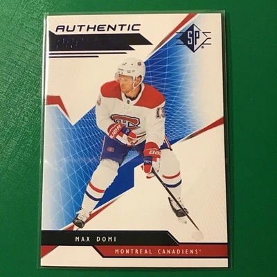 2018-19 SP Authentic Profiles Blue Max Domi #AP-MD - Image 1 of 2