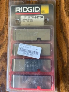 RIDGID 66750 Pipe Dies 1/8" BSPT, High Speed Univ Pipe Dies - Picture 1 of 1