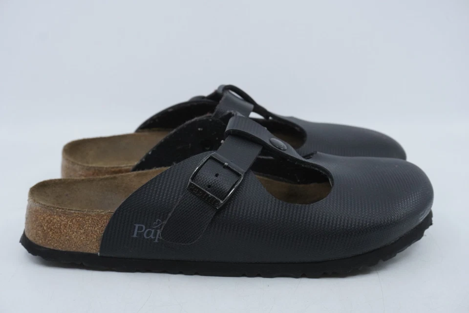 Zueco de plataforma Papillio de Birkenstock Boston - negro 40/9-9,5 Foto 1 de 4