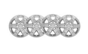 NEW SET/4 17" 6 Lug Chrome Wheel Skins For 2007-2014 GMC Sierra 1500 IMP358X - Picture 1 of 2
