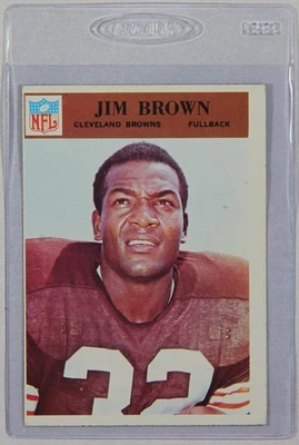 Vintage 1966 Philadelphia Football Jim Brown Hall of Famer EX/MT - Image 1 of 3