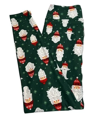 LuLaRoe Leggings OS Talla Única Navidad Vacaciones SANTA CASCANUECES Adorno Festivo Foto 1 de 4