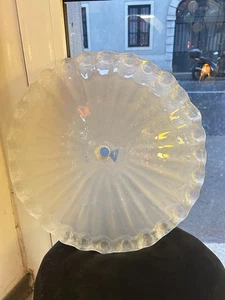 RICAMBIO VETRO MURANO 40s GRANDE COPPA LAMPADA BAROVIER & TOSO DESIGN OLD GLASS - Picture 1 of 20