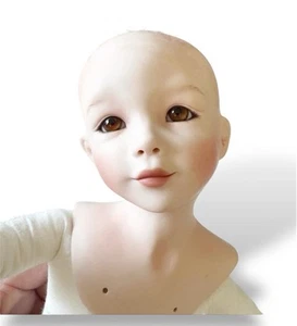 Yolanda Bello “Babette” 15” Doll Form Porcelain Soft Stomach No Wig Signed 1990 - Picture 1 of 15