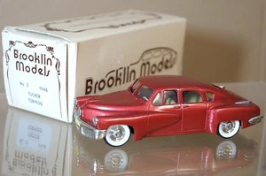 Brooklin Modelos 2 1948 Tucker Torpedo Rojo Menta en Caja Mq - Imagen 1 de 1