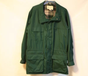 Eddie Bauer Green Mens Parka Size L/G with Wool & Nylon Lining - Picture 1 of 10