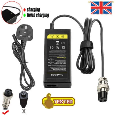 24V 2A Bike Battery Charger for Razor E200 E300 MX350 Electric Scooter UK Cable - Image 1 of 4