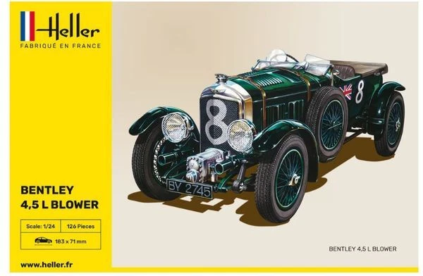 Bentley 4.5 L Blower 1/24 - HELLER 80722 - Immagine 1 di 1