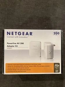 Netgear Powerline AV 200 Ultra Adapter Kit XAVB2001 - Picture 1 of 4