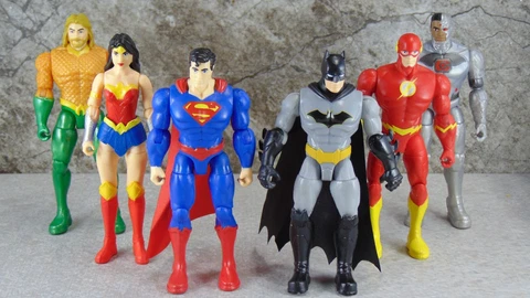 Spin Master JUSTICE LEAGUE 4" Loose Figures DC Comics Heroes Unite Series Cover
