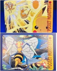 Pokemon Bandai Pikachu Shock Holo Japanese VENDING MACHINE RARE Vintage Card - Picture 1 of 9