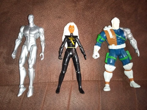 🔥🔥Marvel Silver Surfer & Marvel Xmens Storm and Cable Action Figures 🔥🔥 Cover