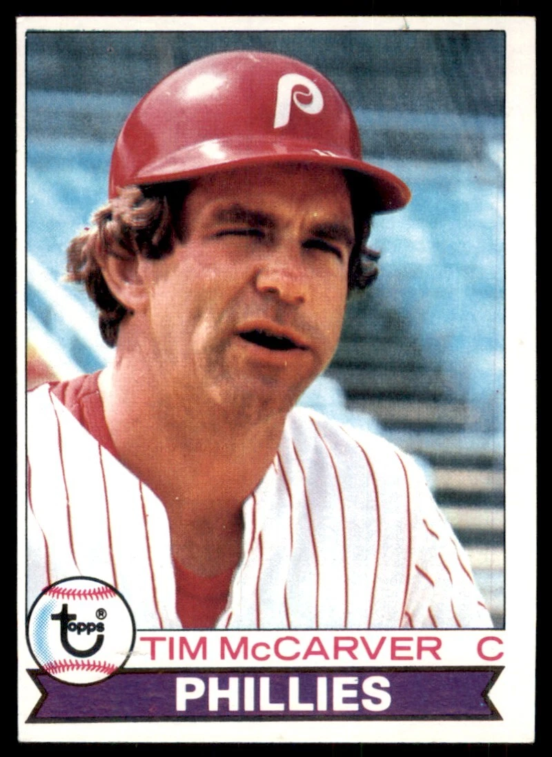 1979 Topps Burger King Philadelphia Phillies Tim McCarver Philadelphia Phillies