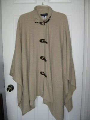 Jones New York Signature Mezcla de Lana Capa Cierres de Palanca Tejido Acanalado Foto 1 de 4