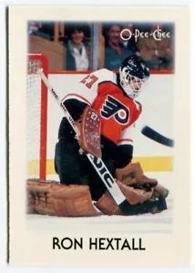 1987-88 O-Pee-Chee Mini OPC #16 Ron Hextall Philadelphia Flyers - Bild 1 von 2