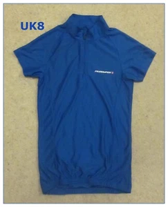 CYCLE JERSEY by MUDDY FOX, SHORT SLEEVES, SIZE UK8. BLUE. - Picture 1 of 1