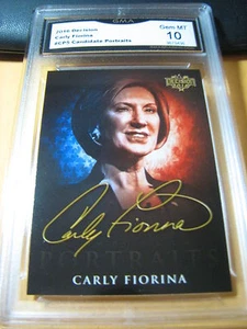 CARLY FIORINA 2016 DECISION CANDIDATE PORTRAITS # CP5 GRADED 10 L@@@K - Picture 1 of 1