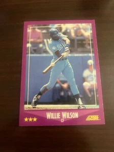 1988 Score Willie Wilson #102 Kansas City Royals - Picture 1 of 1