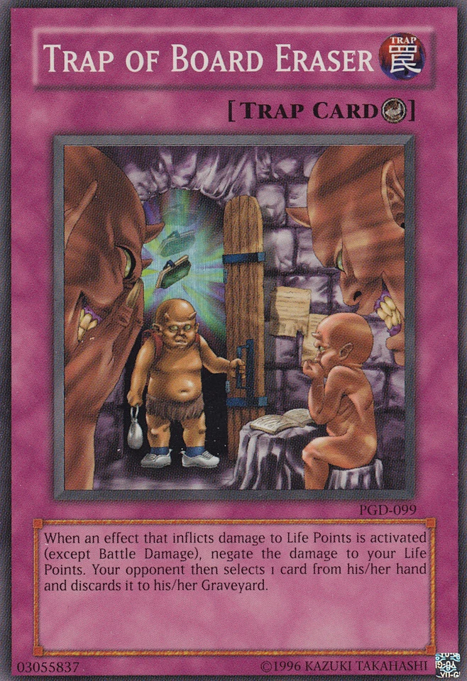 YU-GI-OH, TRAP OF BOARD ERASER, SR, PGD-099, TOP - Bild 1 von 1