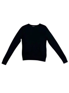 NEU KATHRYN MCCARRON marguerite papierdünner Kaschmirpullover in Schwarz Größe Small - Bild 1 von 8