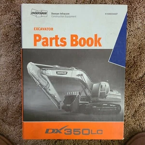 DOOSAN EXCAVATOR PARTS BOOK #K1046034AEF - Picture 1 of 6