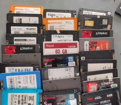 Lot of 10 2.5in SSD Solid State Drive 60/64GB SATA3.0 Laptop Desktop - Image 1 of 4