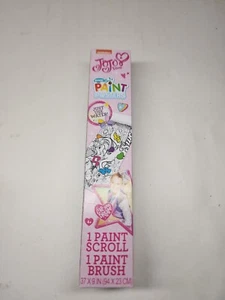 Jo Jo Siwa Magic Paint Posters 1 Paint Scroll 37 X 9 In ,1 Paintbrush - Picture 1 of 4
