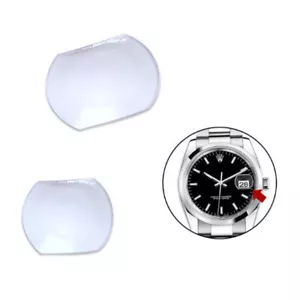 Sapphire Magnifier Lens for Date Window Watch Crystal Glass Glue Magnify - Picture 1 of 8