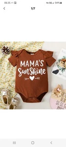 Baby Girl Short Sleeve Bodysuit 12-18 months NWT - Picture 1 of 5