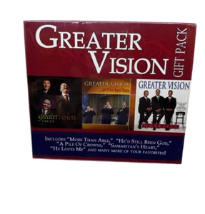 Greater Vision Faces Live At First Baptist Atlanta Quartets 3 CD Gift Set Sealed - Picture 1 of 4