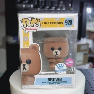 Funko Pop! Funko Shop marrón #928 Flocked Line Friends 7500 piezas con protector - Imagen 1 de 6