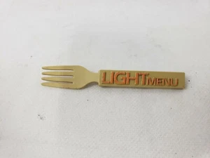 Vintage Wendy’s Mitarbeiter Werbung Flair Gabel geformt Pin Licht Menü - Bild 1 von 4