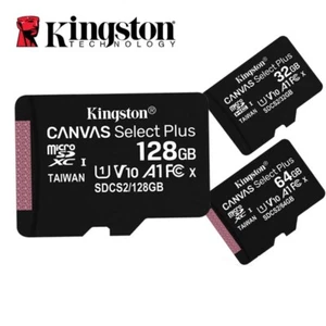 Kingston Micro SD SDCS2 32GB 64GB Phone Memory or Adapter - Picture 1 of 5