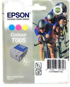 Epson T005 Original Color Cartridge For Stylus Color 900/980 [A Box] - Picture 1 of 1