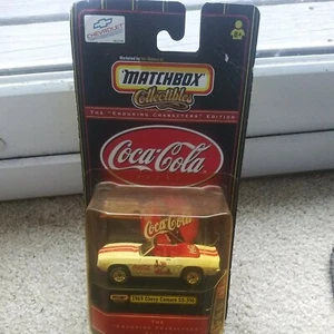 Vintage Coca-Cola Matchbox Collectibles 1969 Chevy Camaro SS White Convertible. - Picture 1 of 10