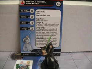 =Star Wars Miniatures FORZA SCATENATA Obi-Wan Kenobi, Liberato 18/60 con carta= - Foto 1 di 1