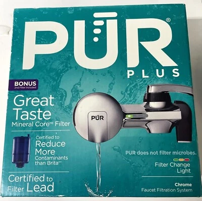 PUR PLUS Faucet Mount Water Filtration System with 3-in-1 Lead Reduction - Image 1 of 4
