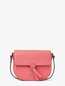 Kate Spade knott medium saddle Leather crossbody ~NWT~ - Picture 1 of 6