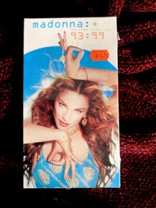 MADONNA RARE SEALED 1993 - 1999 GREATEST HITS VHS MUSIC TAPE CASSETTE MINT K7 LP - Picture 1 of 8