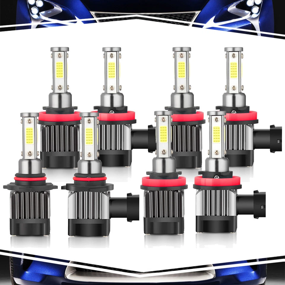 For Mazda 3 2010-2013 4 Pair 1X 9005+3X H11 Daytime Running Light Bulb Headlight Foto 1 de 4