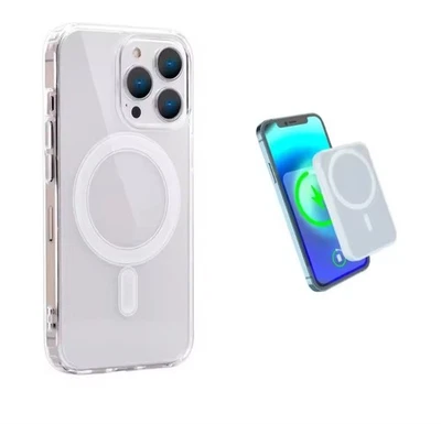 20000mAh Power Bank Magnetico Caricabatterie Smartphone Wireless Tascabile - Immagine 1 di 4