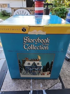 Department 56 Storybook Village Collection Twas The Night Before X-mas Read - Picture 1 of 17