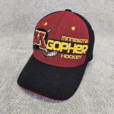 Minnesota Gophers Hockey Hat YOUTH Baseball Cap OSFM NCCA D1 Zephyr - Image 1 of 4