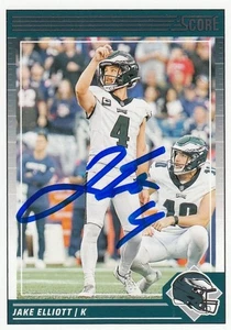 Philadelphia Eagles Jake Elliott 2024 Score IP Autogramm Auto Karte - Bild 1 von 1