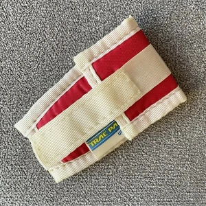Trac Pac Red Travel Wallet Vintage Hook Loop Runner Jogger Shoe Key Pouch 2x3.5” - Picture 1 of 7