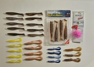 30 Gummifische Konvolut Barsch Angeln Twister Spinner Spinnfischen Döbel Forelle - Bild 1 von 6