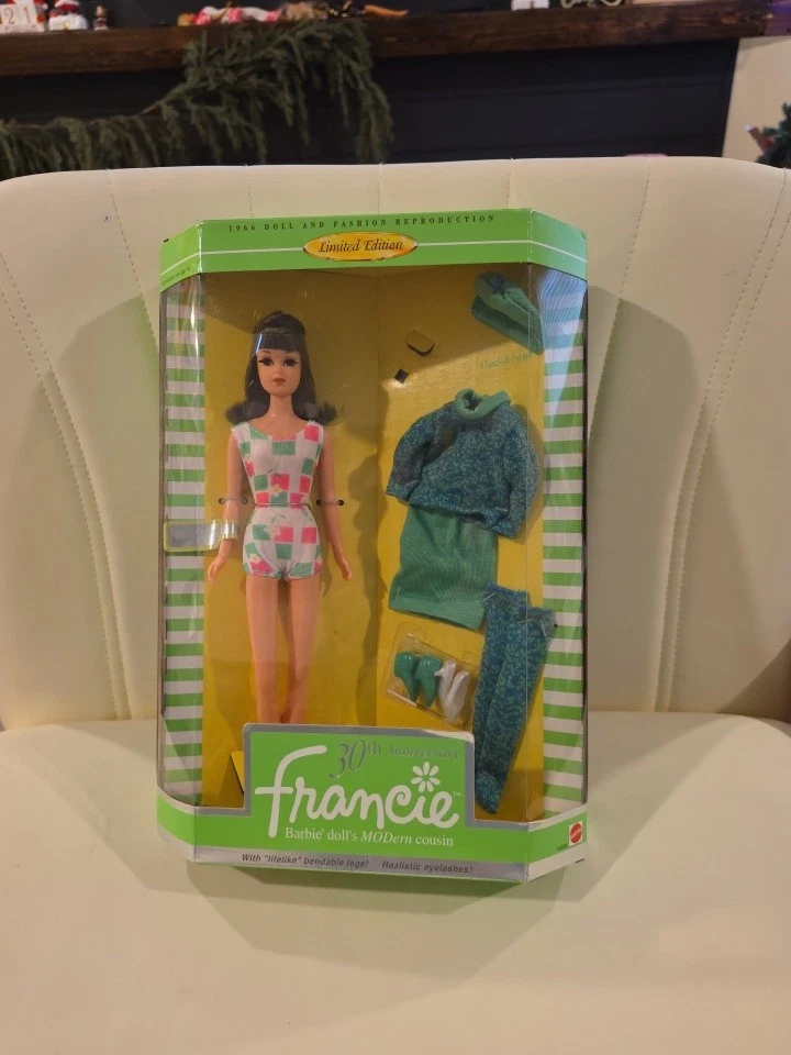Muñeca reproducción Barbie 30 aniversario Francie #14609 Mattel 1997 en caja original Foto 1 de 4