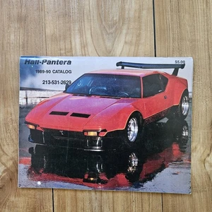 RARO CATALOGO RICAMBI ORIGINALI VEICOLO VINTAGE HALL-DE TOMASO PANTERA 1989-90 - Foto 1 di 10